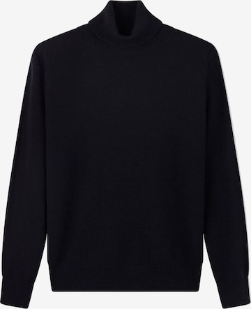 GOBI Cashmere Pullover 'Women's Timeless Cashmere Turtleneck Sweater' in Blau: Vorderseite