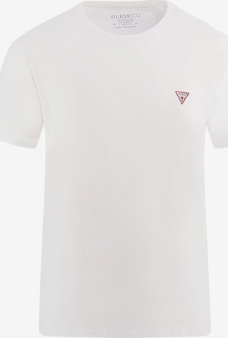 T-Shirt GUESS en blanc : devant