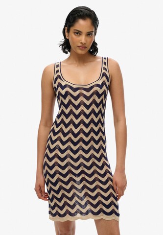 Superdry Knit dress in Blue: front