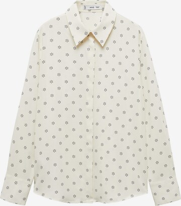 MANGO Blouse in White: front