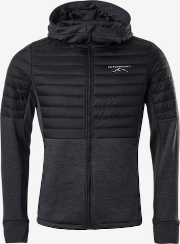 SWEDEMOUNT Outdoorjas 'Lofoten' in Zwart: voorkant