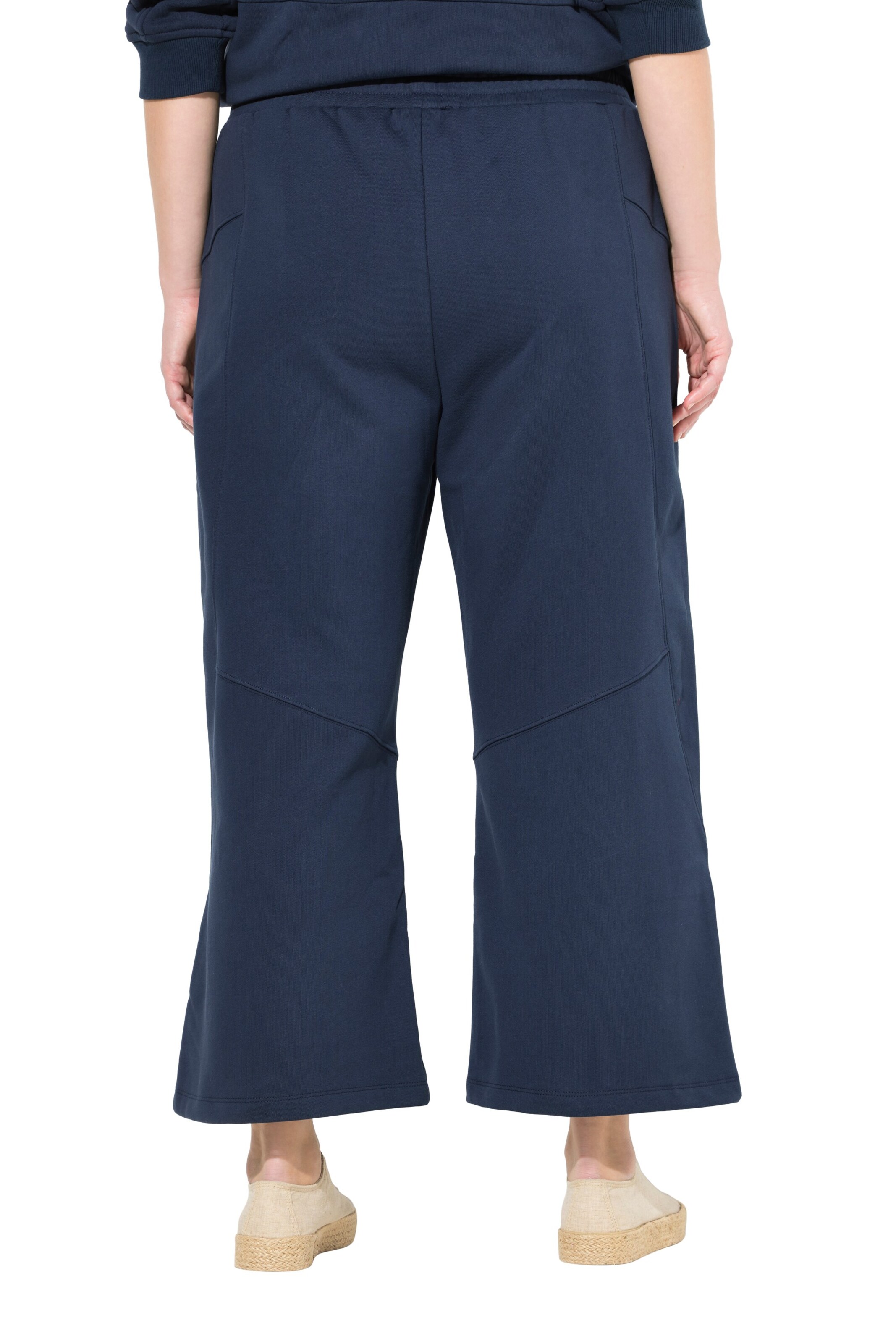 Ulla Popken Wide Leg Hose in Blau