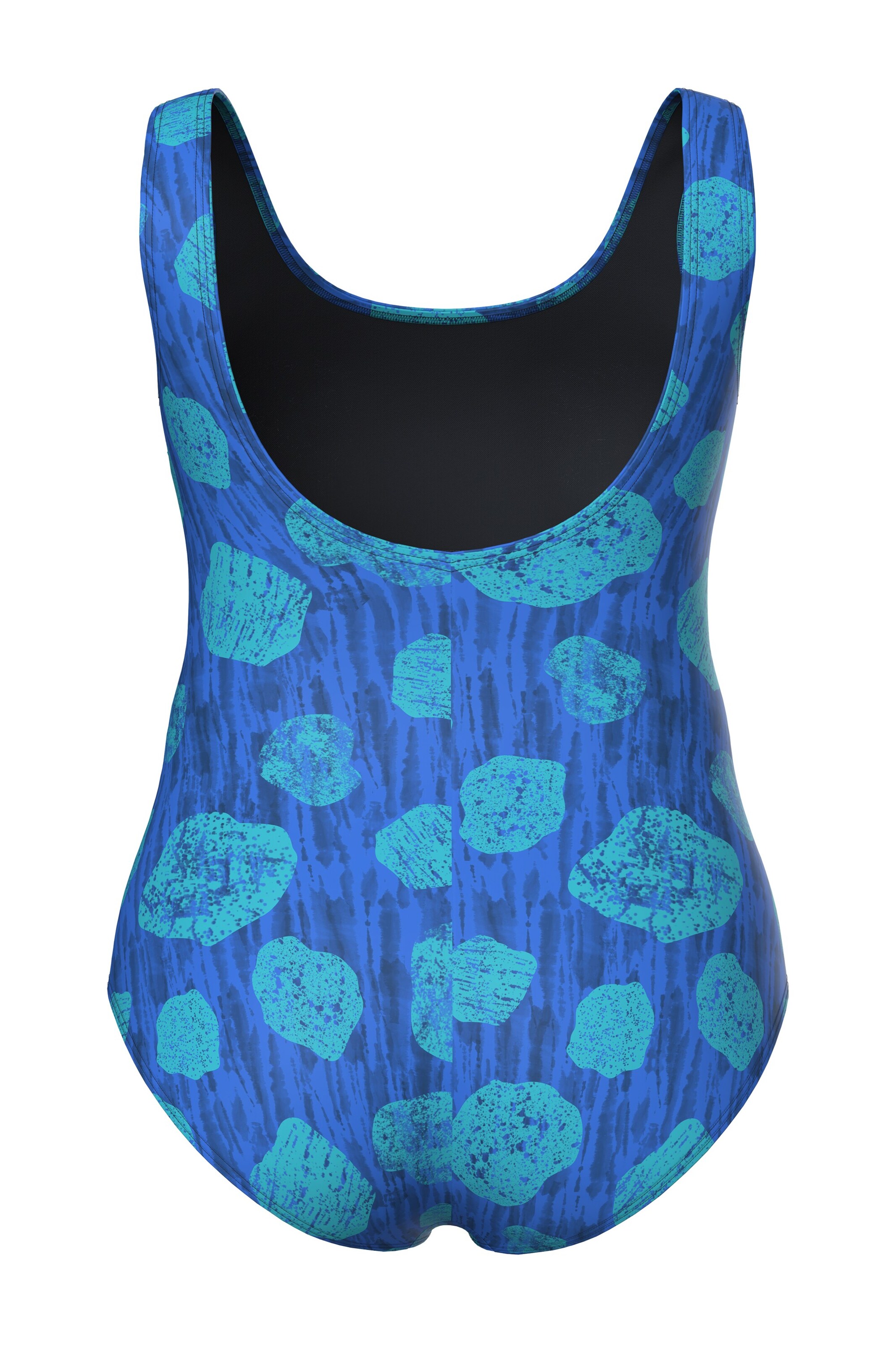 Ulla Popken T-shirt Badpak in Blauw