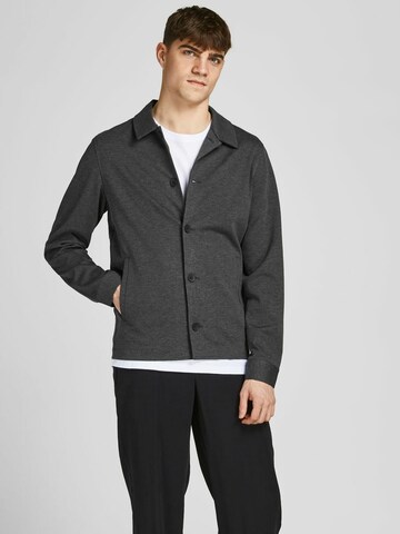 JACK & JONES Zip-Up Hoodie in Grey