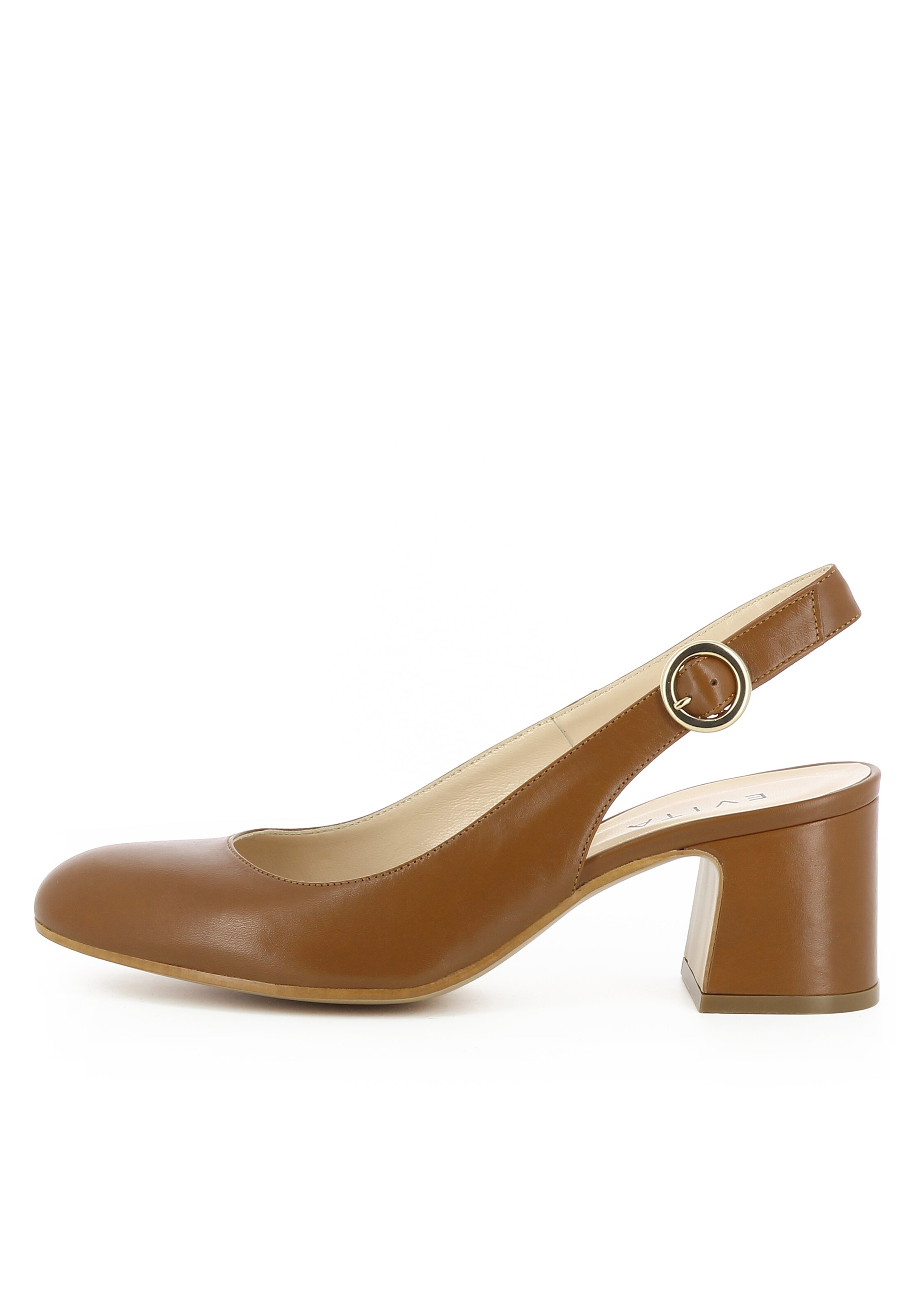 EVITA Damen Sling Pumps JENNY in Braun