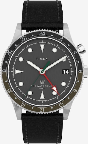 TIMEX Analoog horloge 'Waterbury Heritage' in Zwart: voorkant