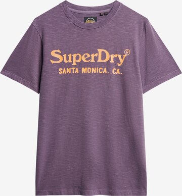 Superdry Shirt in Lila: voorkant