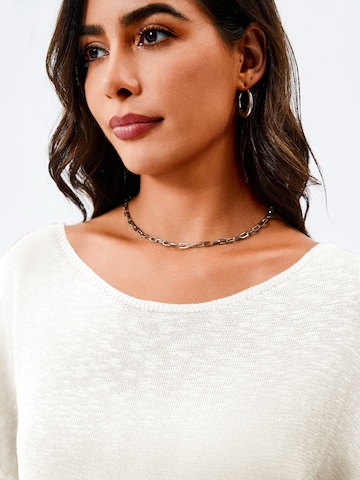 Imily Bela Pulover | bela barva