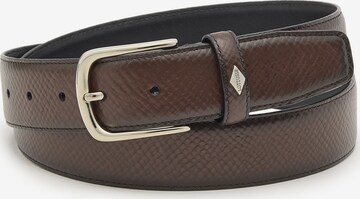 Ceinture 'Monk' LOTTUSSE en marron : devant