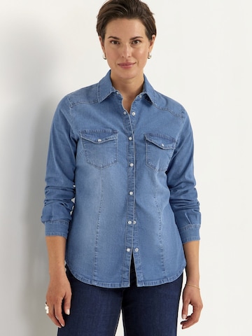 Cellbes of Sweden Bluse in Blau: Vorderseite