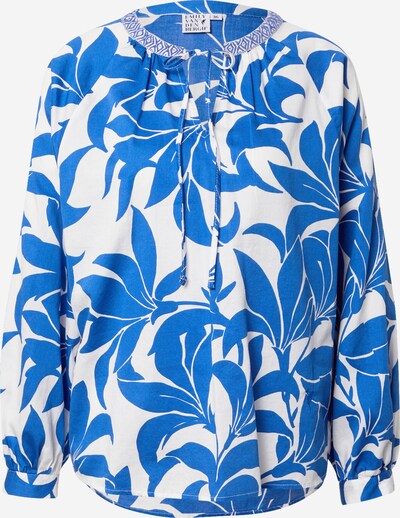 Emily Van Den Bergh Bluza u indigo / azur / bijela, Pregled proizvoda
