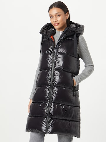 SAVE THE DUCK Vest 'IRIA' in Black: front