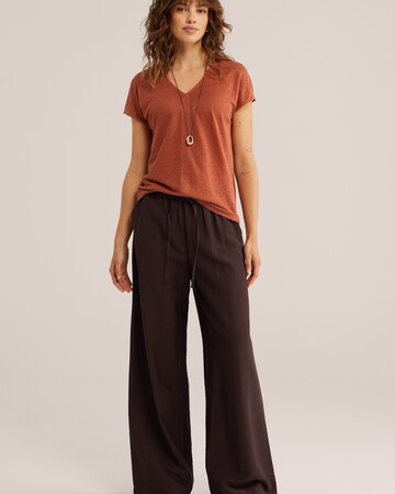 WE Fashion Majica | rjava barva