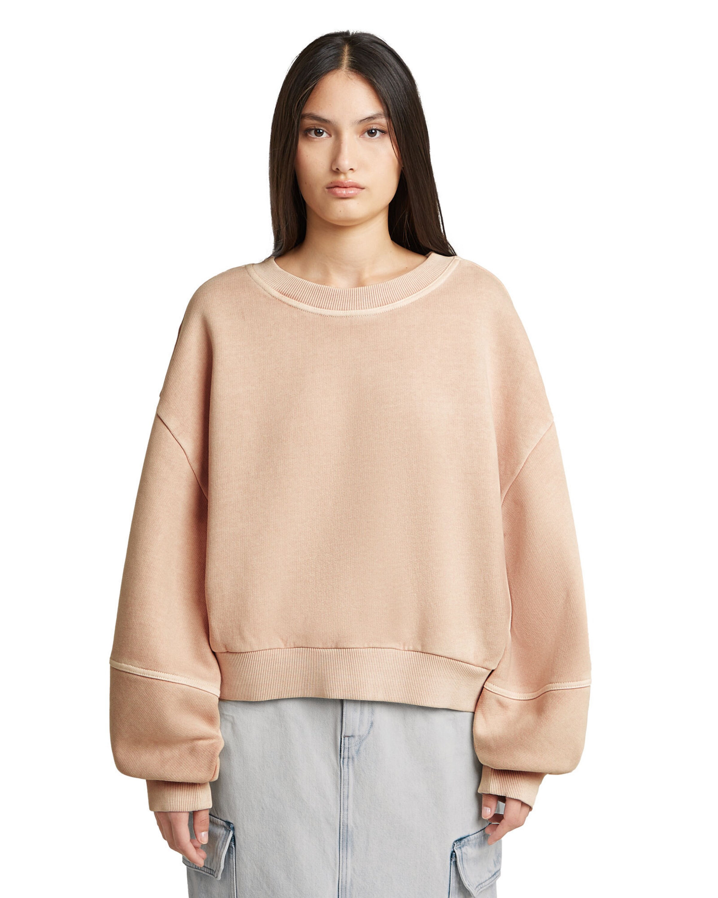 Sweat-shirt G-STAR en rose : devant