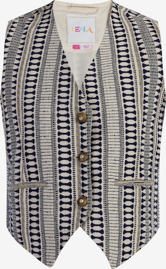 IZIA Vest in marine blue / Gold / Wool white, Item view