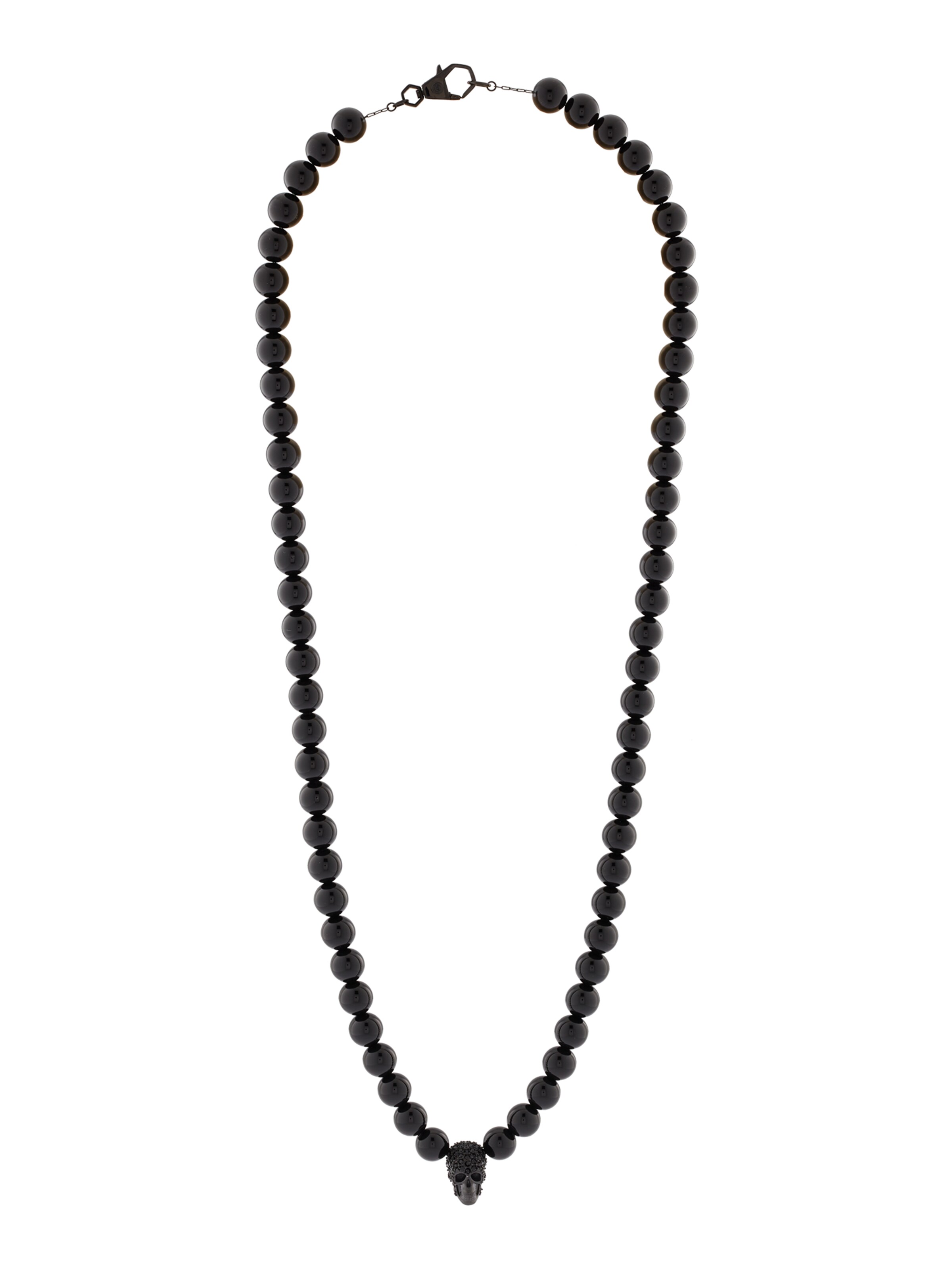 Philipp Plein Necklace in Black: front