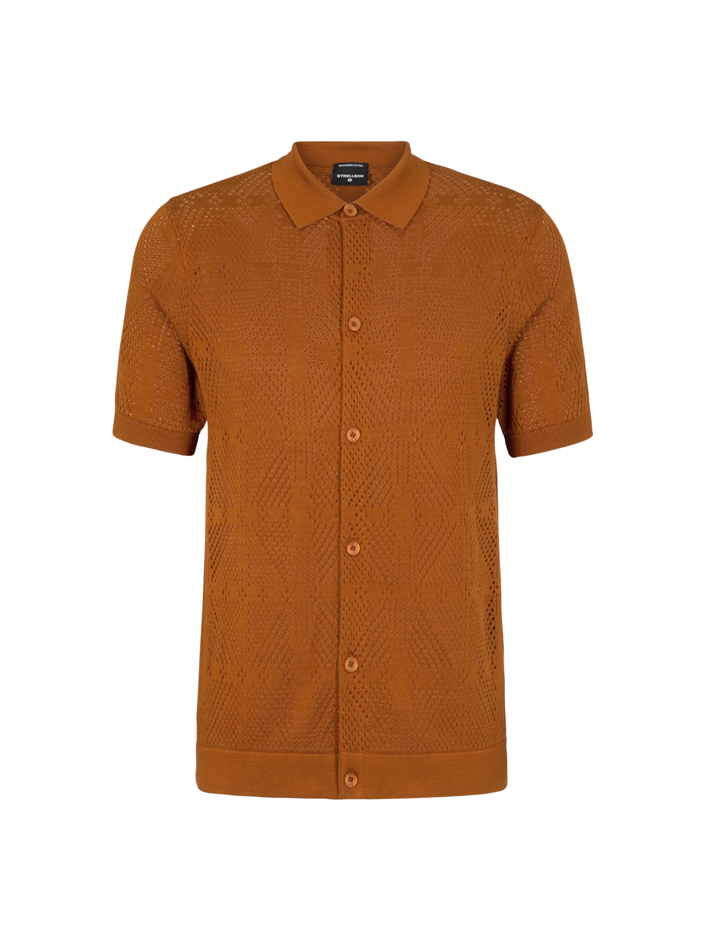 STRELLSON Regular fit Button Up Shirt ' Adrian ' in Brown: front