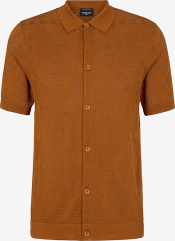 STRELLSON Regular fit Button Up Shirt ' Adrian ' in Brown: front