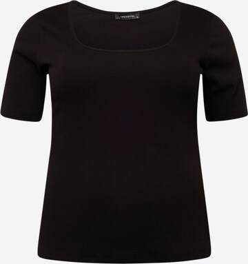 Trendyol Curve Shirt in Zwart: voorkant