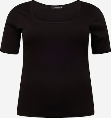 Trendyol Curve - Camisa em preto: frente