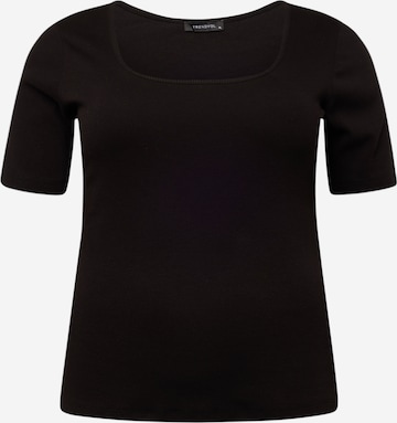 Trendyol Curve T-Shirt in Schwarz: predná strana