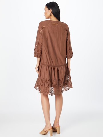 Robe-chemise 'Erlina' LIEBLINGSSTÜCK en marron