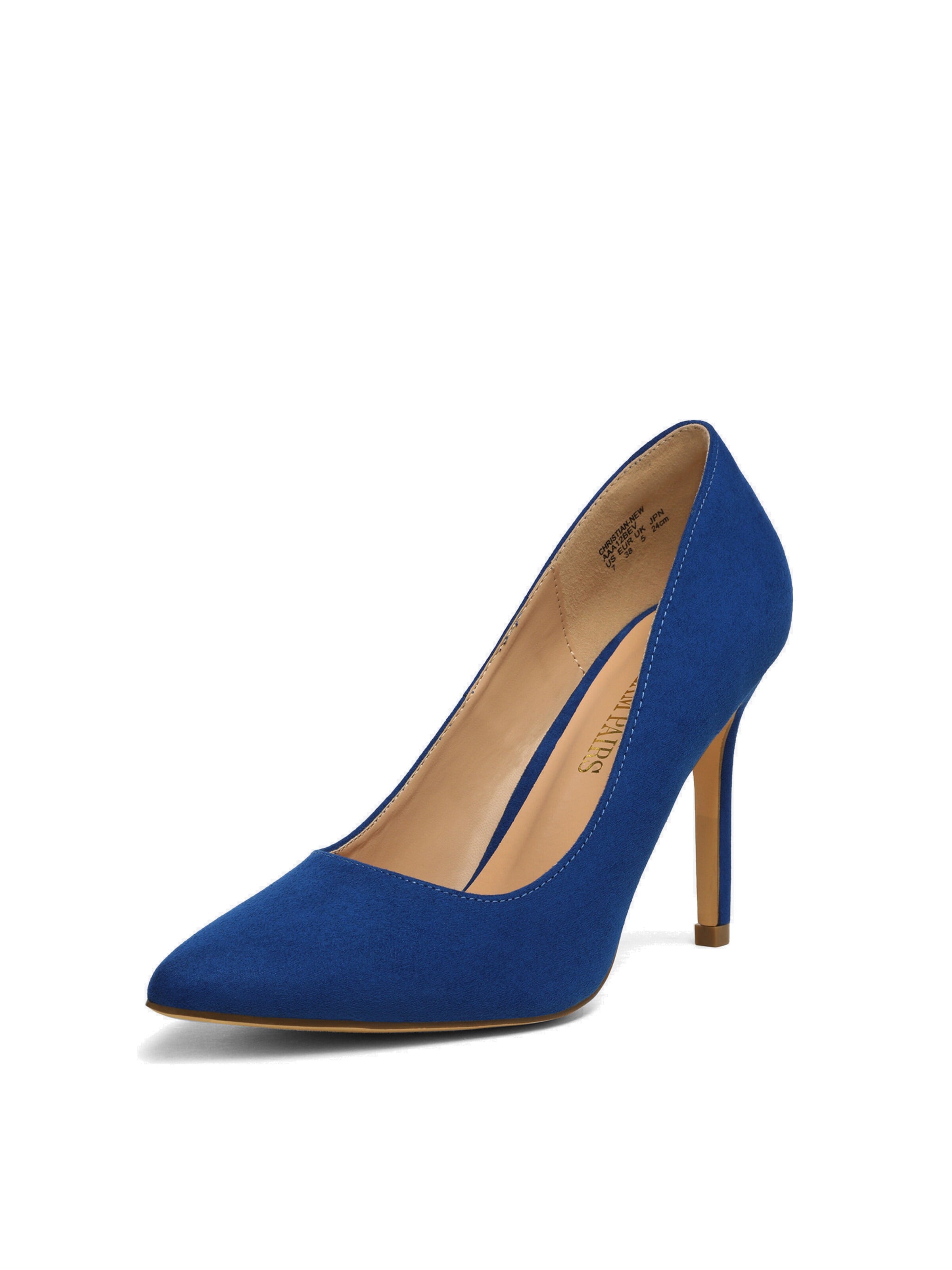 Dream Pairs Pumps in Blue: front