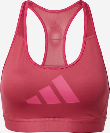 ADIDAS PERFORMANCE Bustier Športni nederček 'Don't Rest' | roza barva: sprednja stran