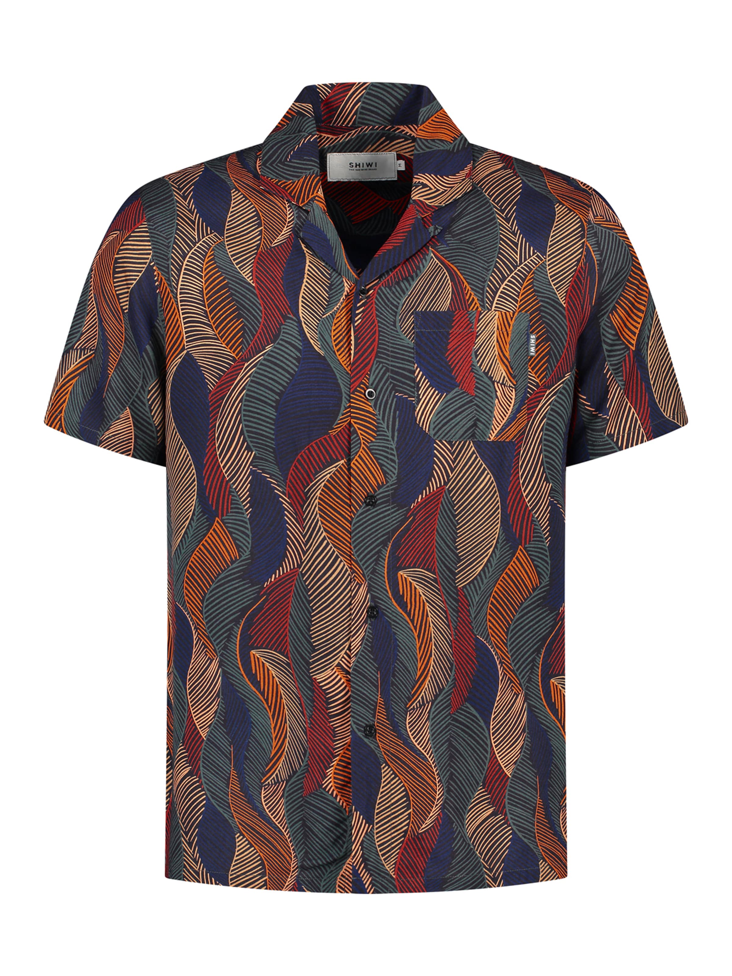 Shiwi Regular fit Πουκάμισο 'SHIWI LEAVES' σε ανάμεικτα χρώματα: μπροστά