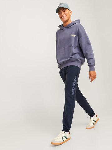 JACK & JONES Tapered Broek 'JJGORDON ALVIS' in Blauw