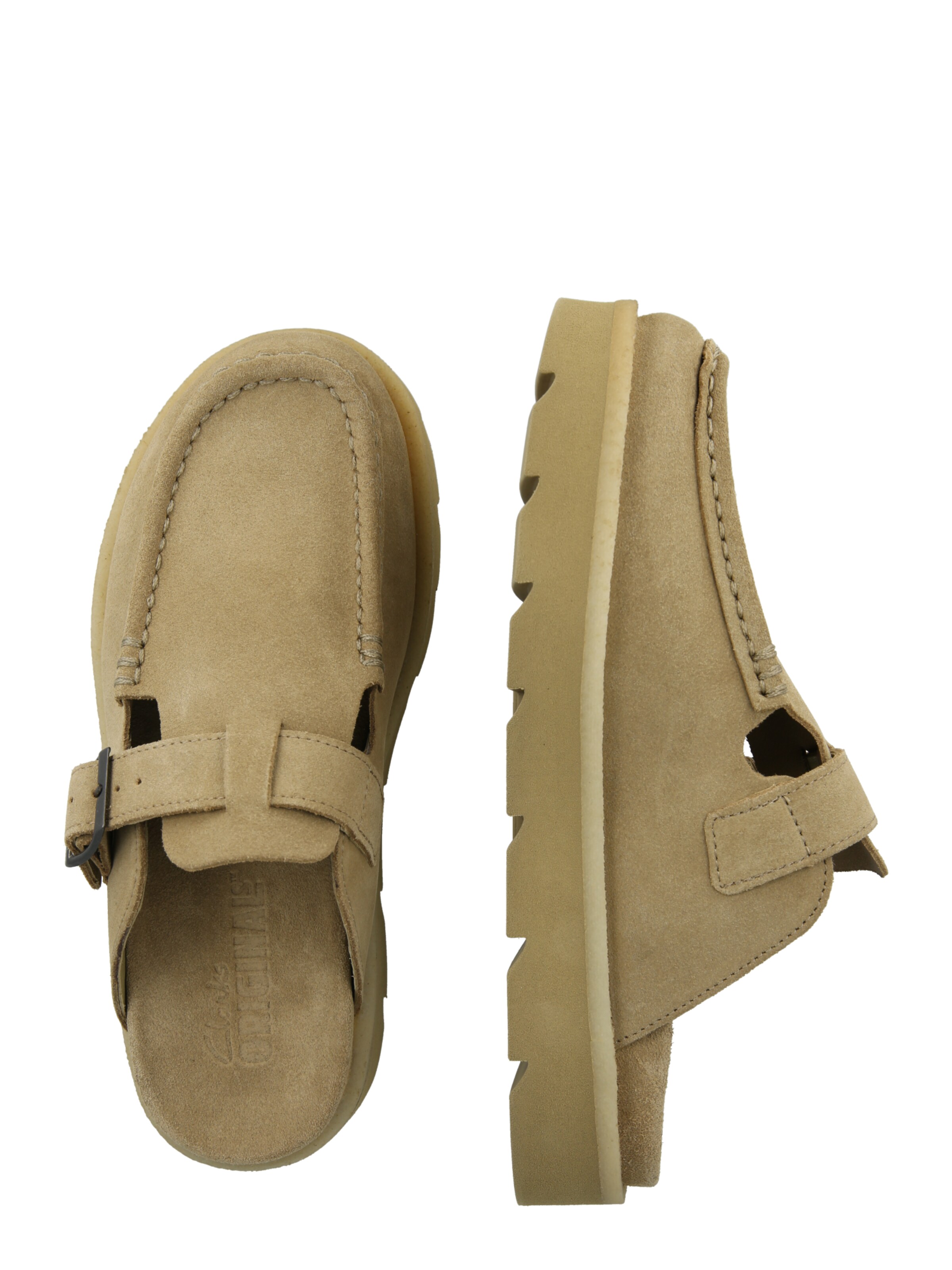 CLARKS Träskor 'Meare' i beige