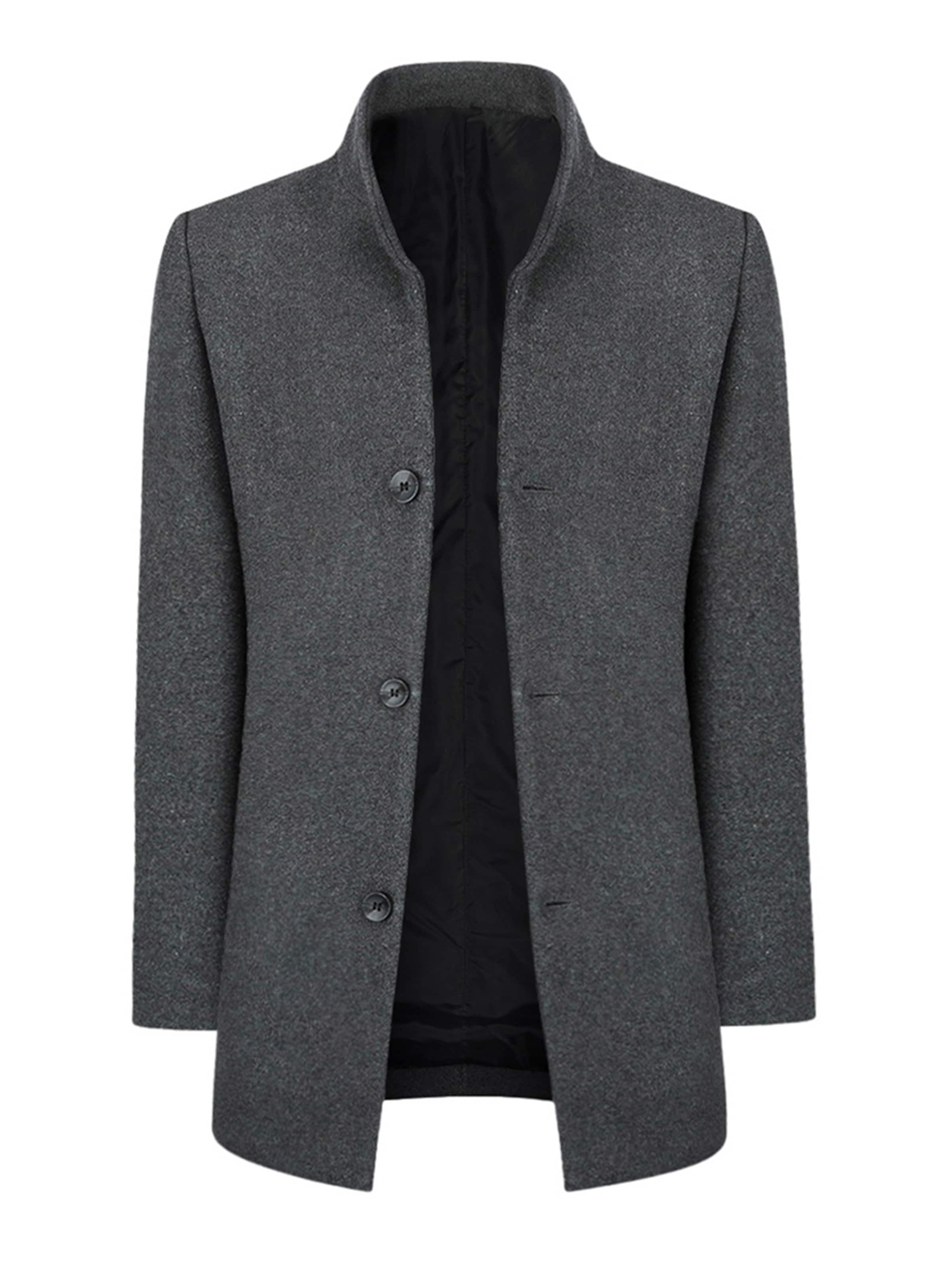 Youthup Winter Coat in Grey: front