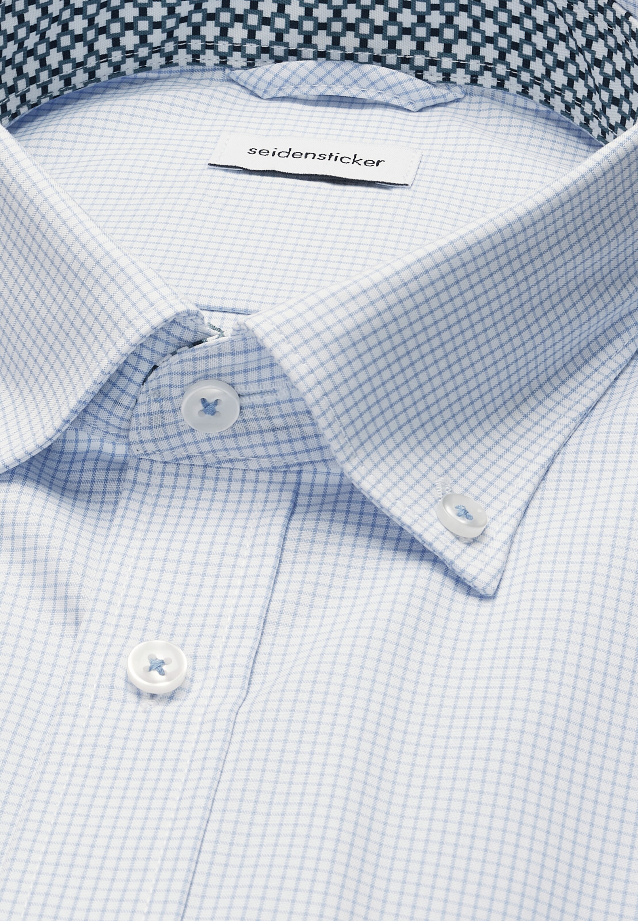 SEIDENSTICKER Regular fit Business shirt in Blue