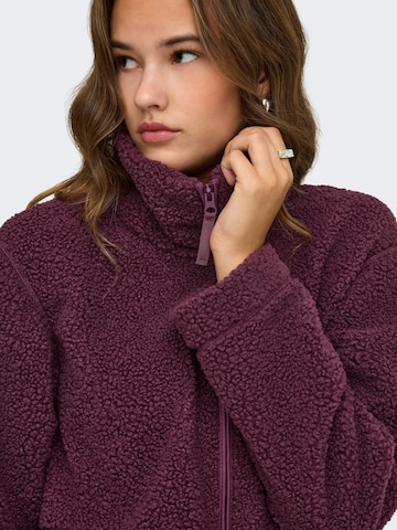ONLY Fleecejacke 'ONLMegan' in Rot
