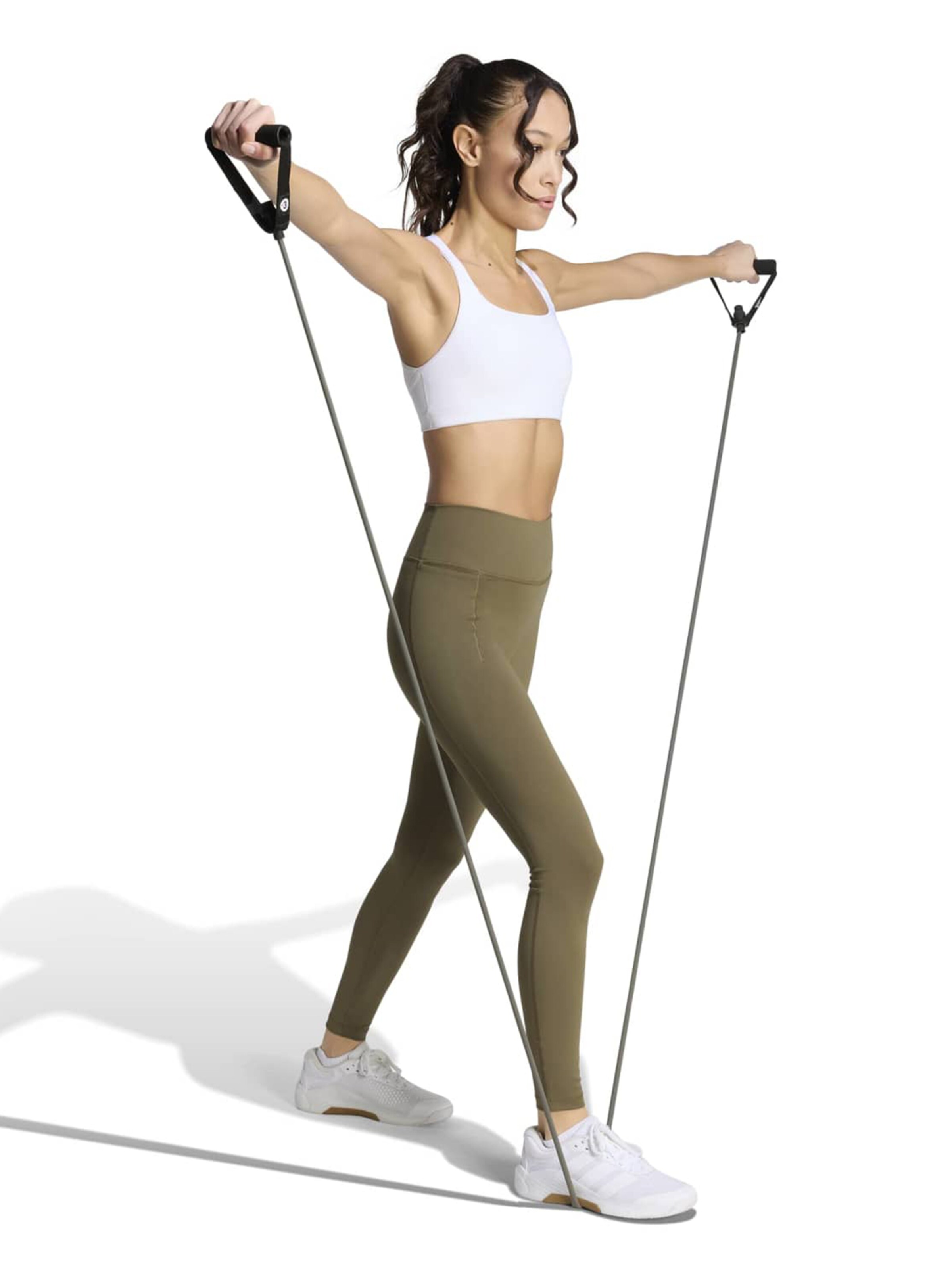 ADIDAS PERFORMANCE Skinny Sporthose in Grün