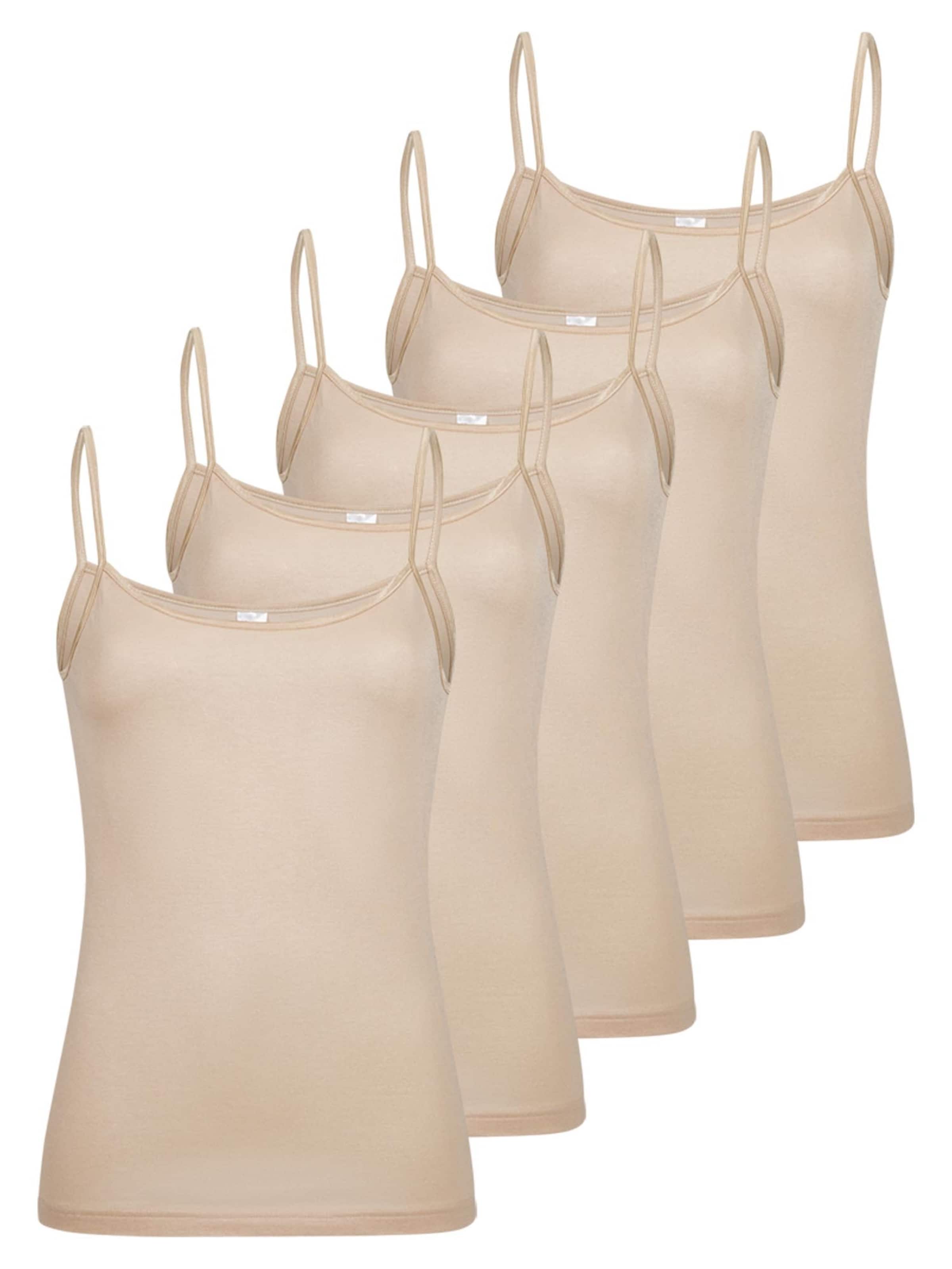 Nina von C. Undershirt 'Motion' in Beige: front