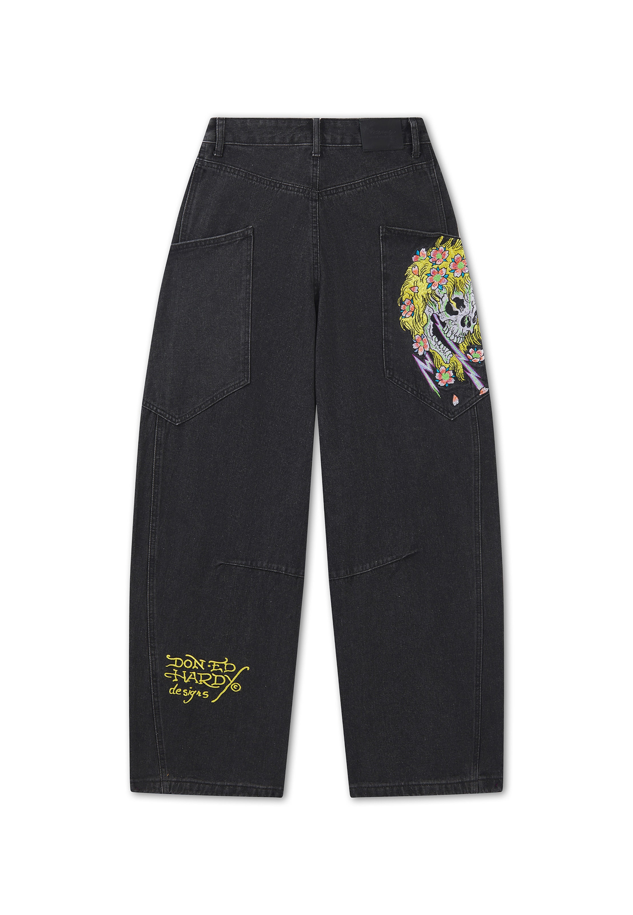 Ed Hardy Barrel Farmer 'Gothic Skull' - fekete