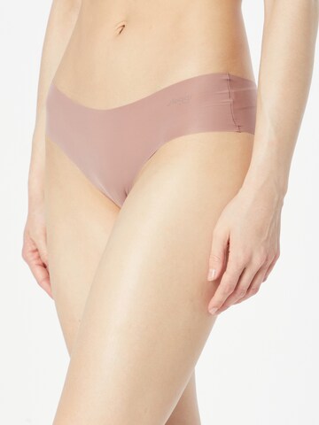 SLOGGI Panty 'ZERO Microfibre 2.0 H' in Brown: front