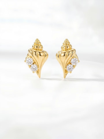 Nemomatheo Earrings 'Nautilus' in Gold: front