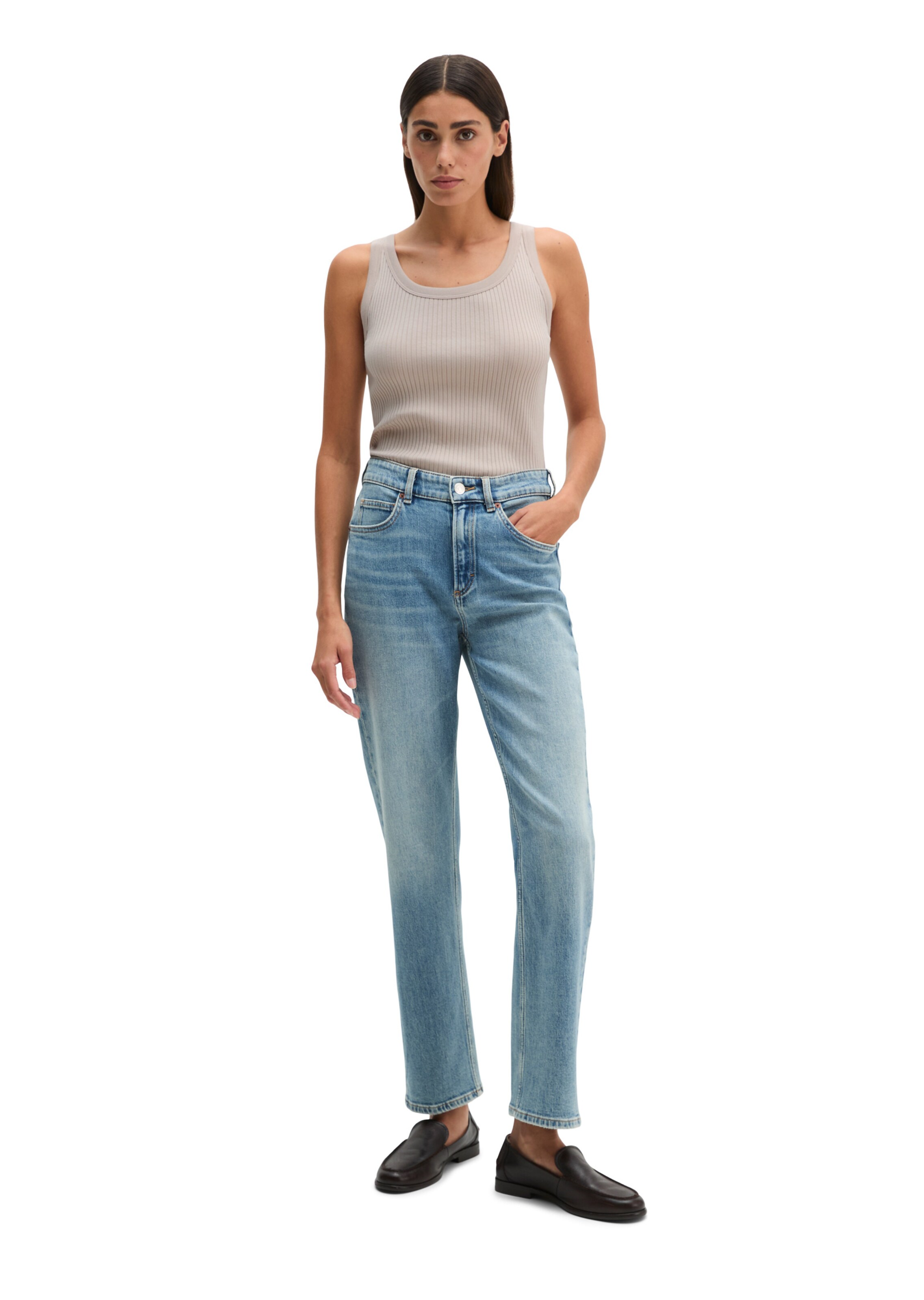 Marc O'Polo Regular Jeans 'Linde' in Blau: Vorderseite