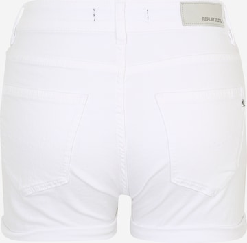 REPLAY Regular Shorts 'ANYTA' in Weiß