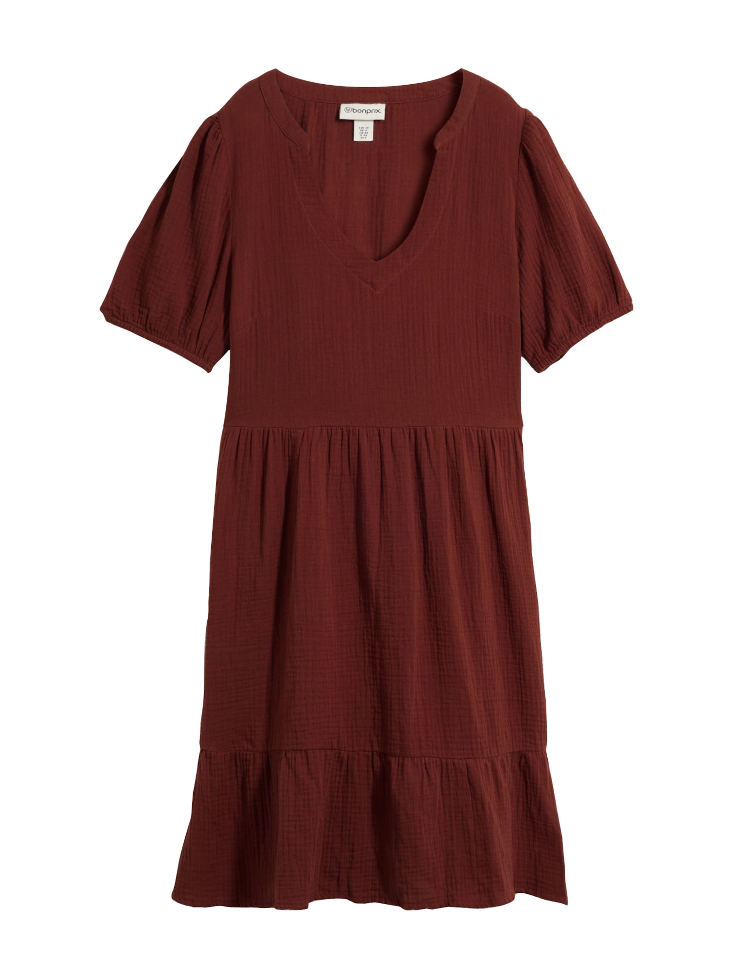 bonprix Kleid in Braun: Vorderseite