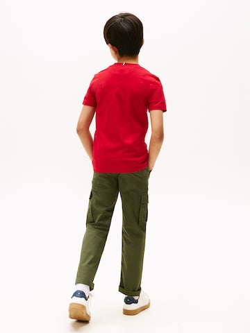Maglietta 'VARSITY' di TOMMY HILFIGER in rosso