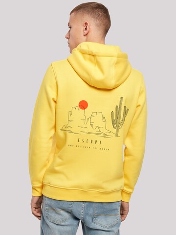 F4NT4STIC Sweatshirt 'Escape Discover the World Savannah' in Yellow
