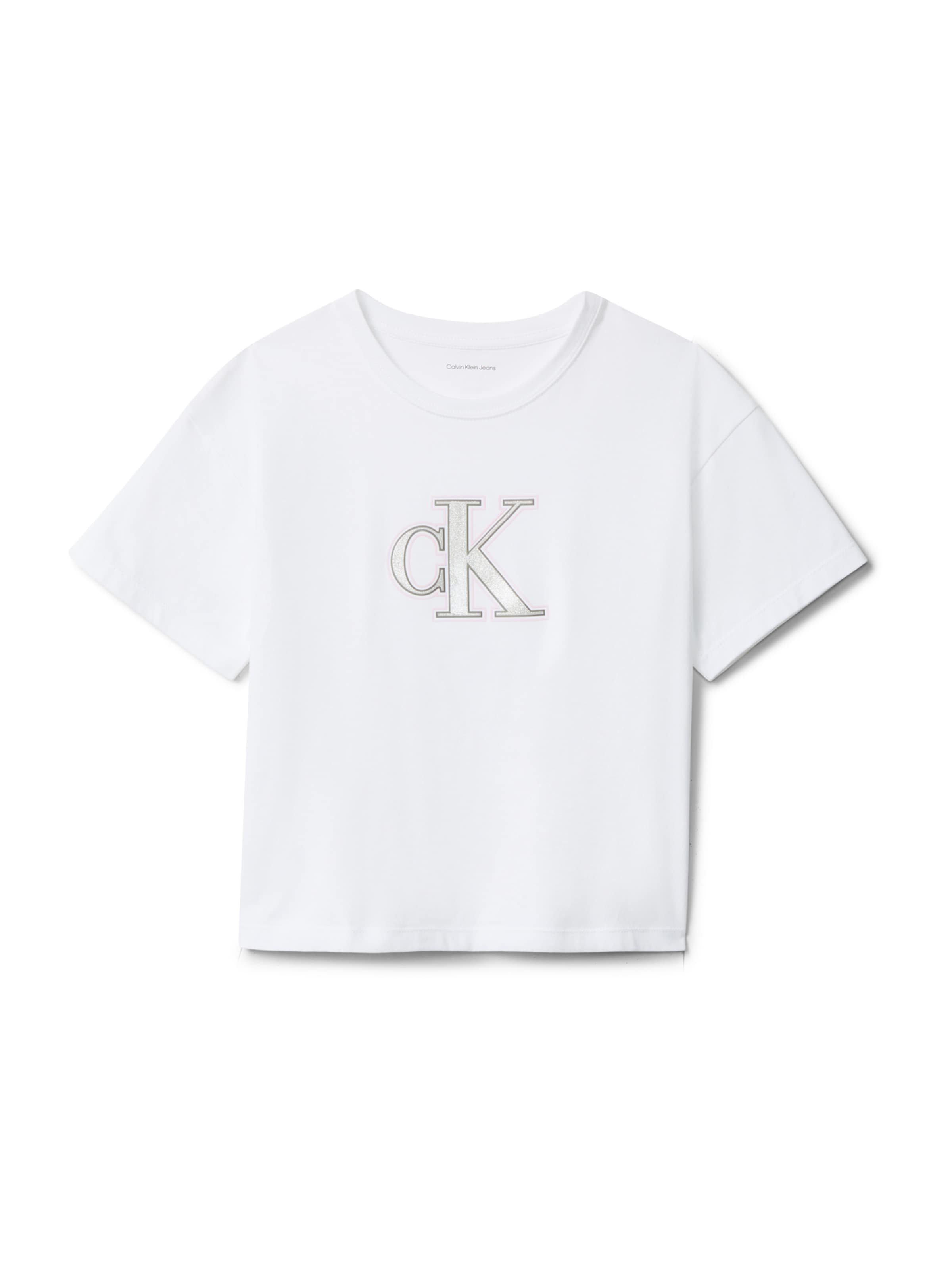 Calvin Klein Jeans T-Shirt in Weiß: Vorderseite