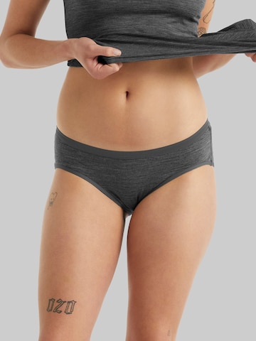 ICEBREAKER Panty 'Siren Hipkini' in Grey: front