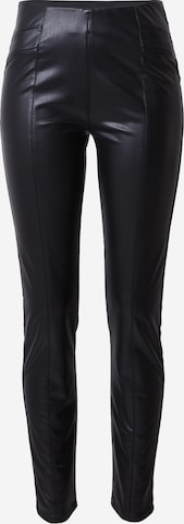 COMMA Slim fit Pants in Black: front