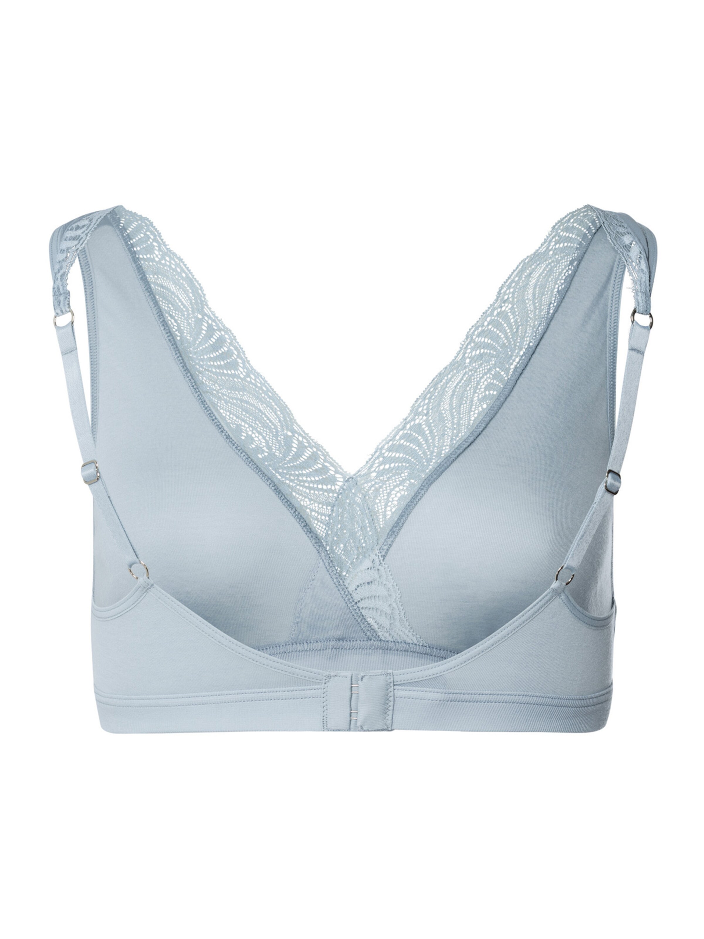 Hanro Triangle Bra in Blue