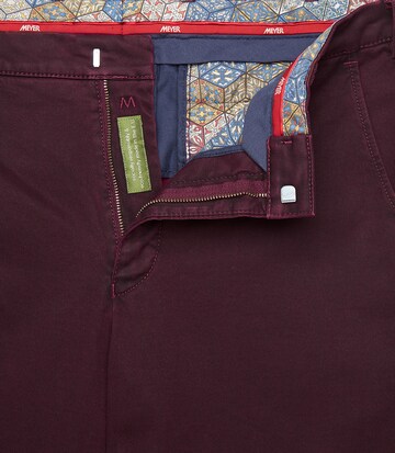 Regular Pantalon chino Meyer Hosen en violet