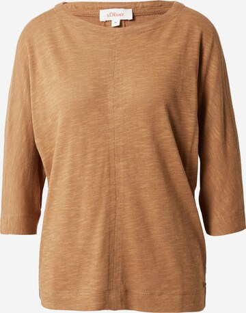 s.Oliver - Camiseta en marrón: frente